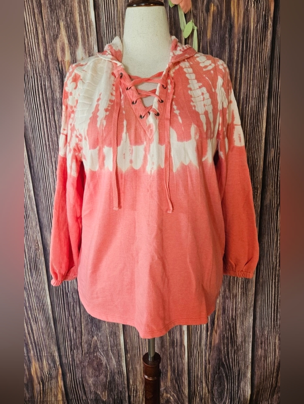 NWT Lane Bryant LIVI Fleece Lace Up Hoodie Plus Size 18/20